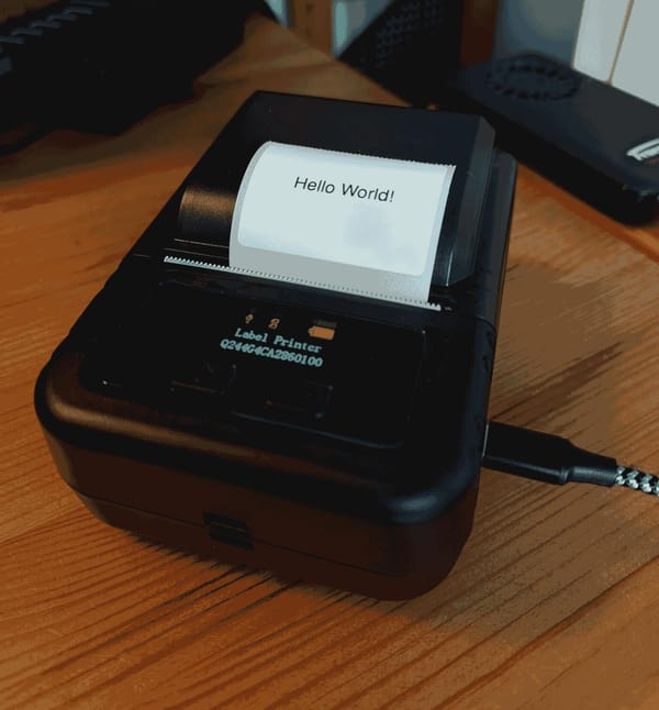 Phomemo M120 on Fedora 43